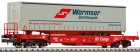 845346 Fleischmann Standard pocket wagon with trailer WORMSER